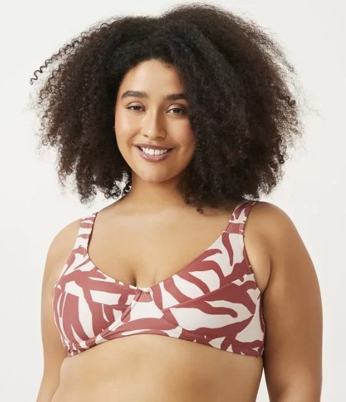 Imagem Biquíni com aro meia taça com estampa plus size