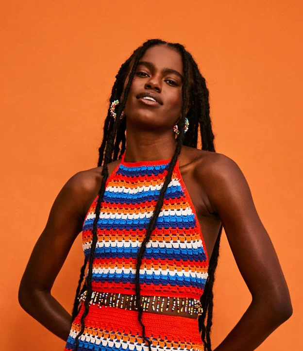 Imagem Blusa regata crochê