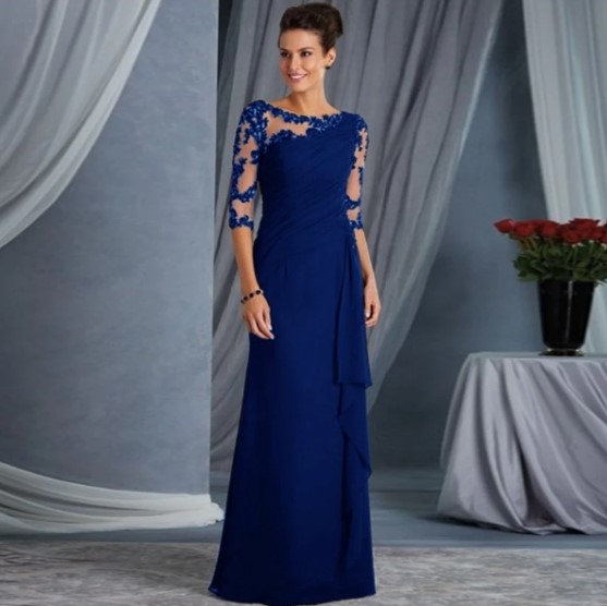 Imagem Vestido Elegante Azul