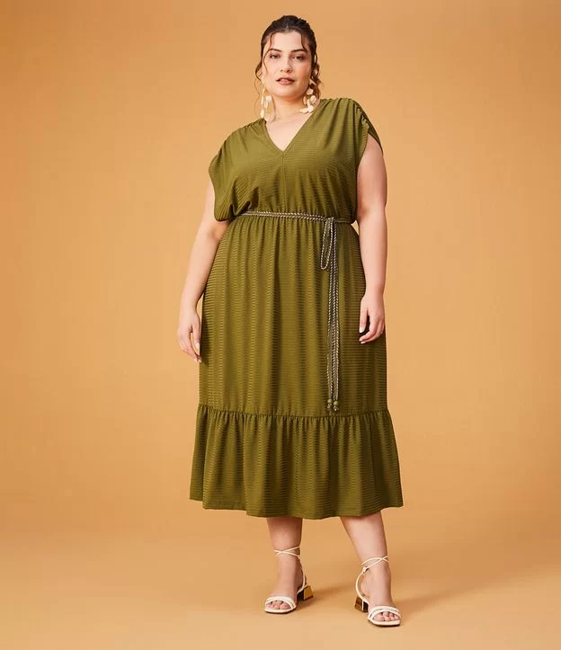 Imagem Vestido plus size em malha