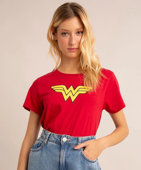 Imagem Blusa Vermelha Mulher Maravilha