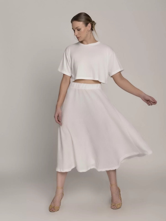 Imagem Saias Plissadas Midi Los Wear