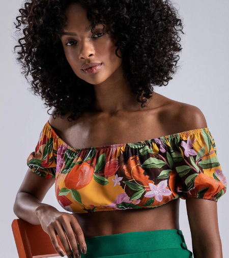 Imagem Blusa Ciganinha Tropical