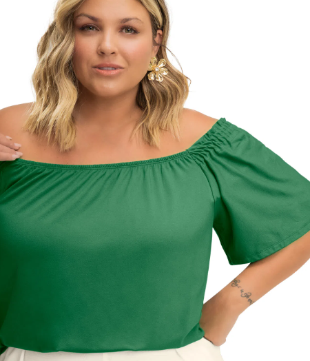 Imagem Blusas Ciganinha Glam Verde