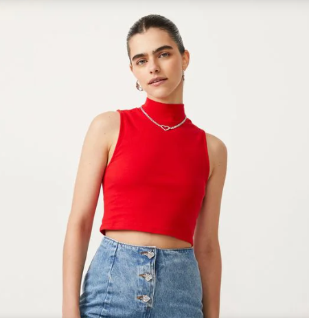 Imagem Blusa gola alta vermelha