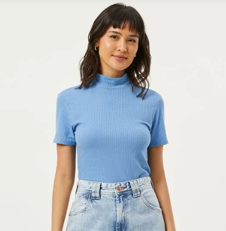 Imagem Blusa gola alta azul