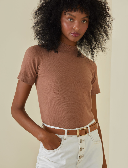 Imagem Blusa gola alta tricô