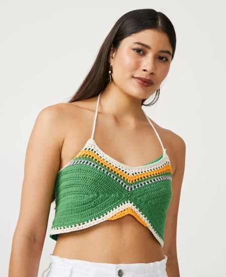 Imagem Blusa de crochê feminina verão Bluesteel