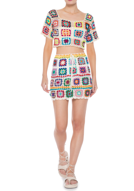 Imagem Blusa de crochê feminina verão cropped suavidade