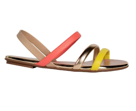 Imagem Sandália da moda detalhe metalizado