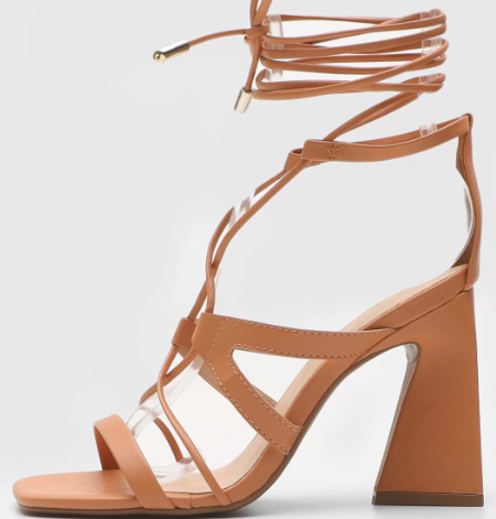 Imagem Sandália Bebecê amarração bege