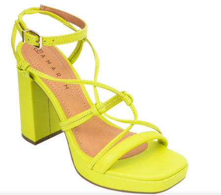 Imagem Sandália Ramarim salto grosso meia pata