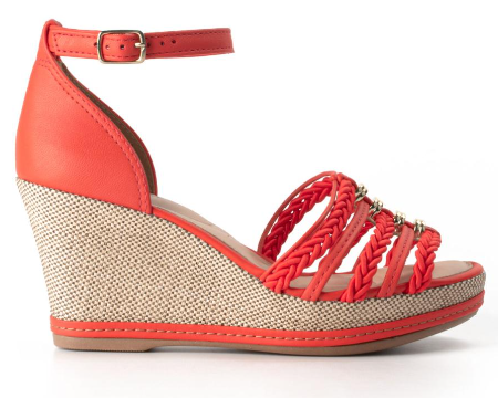 Imagem Sandália Dakota anabela com tramados