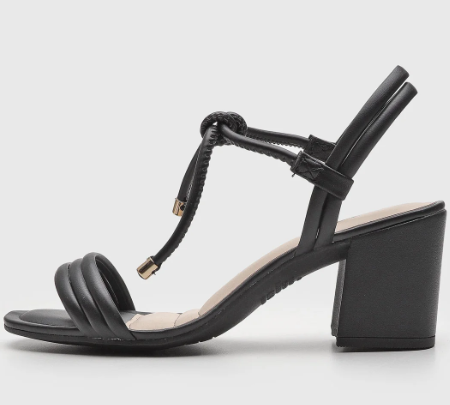 Imagem Sandália Dakota salto grosso preta