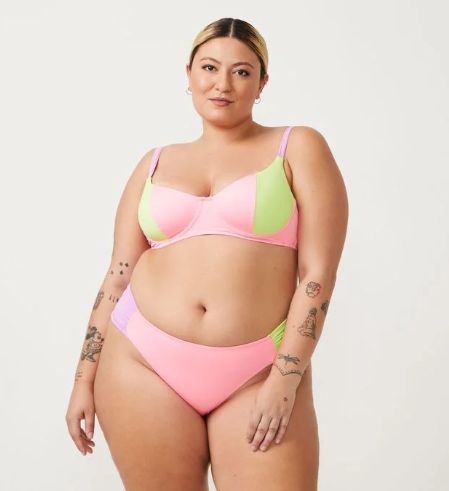 Imagem Biquíni Plus Size Neon Rosa