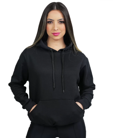 Imagem Blusa De Frio Feminina Moletom Diva Shoes