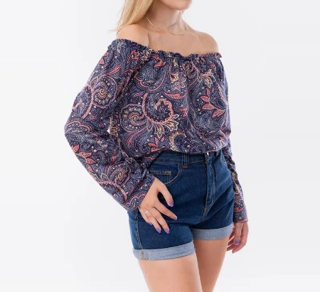 Imagem Blusa Ciganinha Estampada