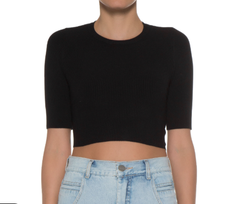 Imagem Blusa preta tricô