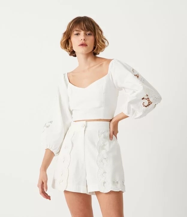 Imagem Blusa Manga Longa Curta