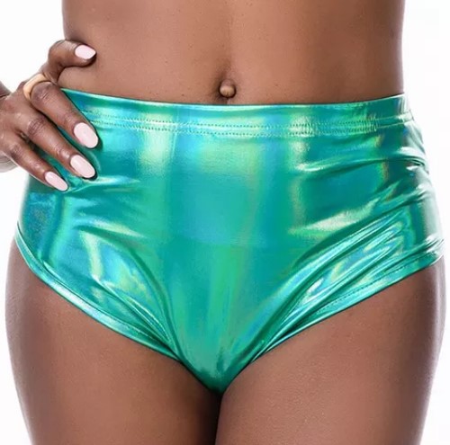 Imagem Hot Pants Neon Green Holográfico