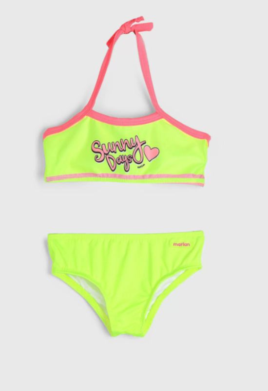 Imagem Biquíni Neon Infantil Marlan Sunny Day