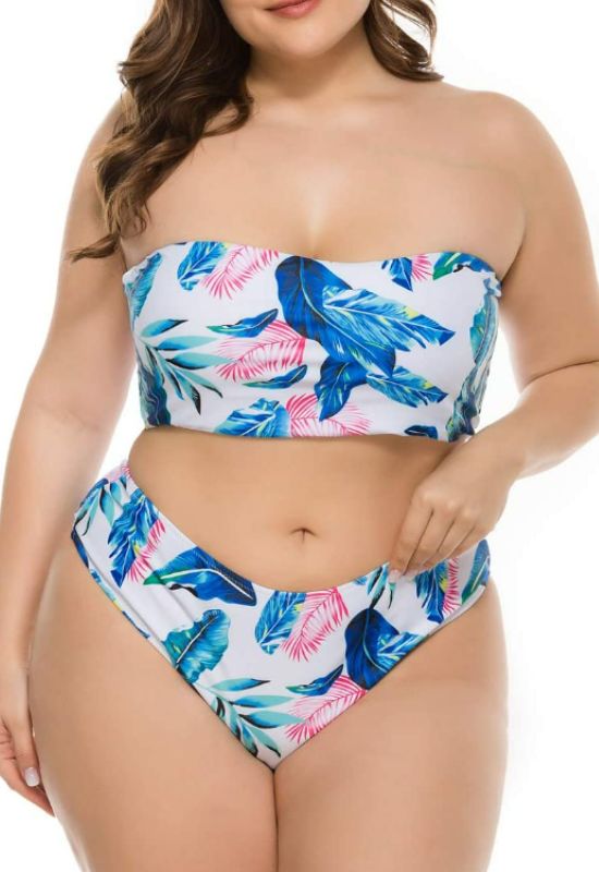 Imagem Biquíni Tomara Que Caia Plus Size Cintura Alta