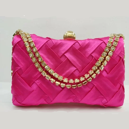 Imagem Clutch Ab233 Pink Cetim