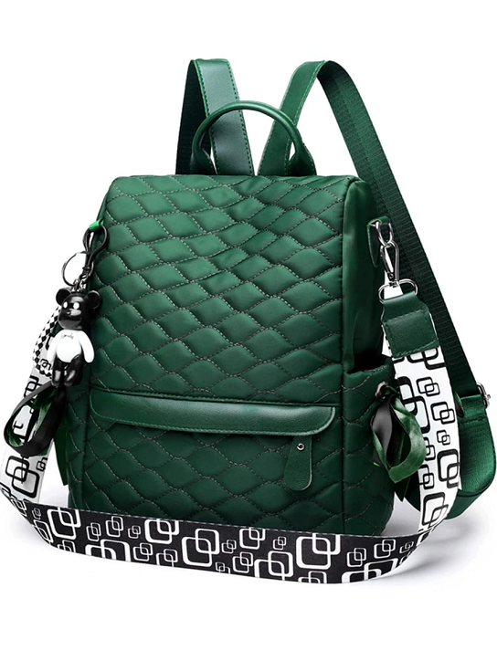 Imagem Mochila Feminina Texturizada Acolchoada Verde