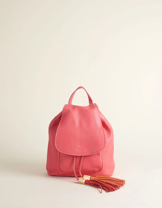 Imagem Mochila Feminina De Ímã De Couro Saco Rosa