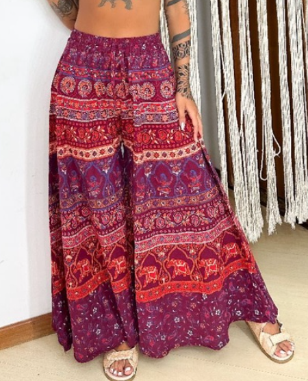 Imagem Calça Boho Vinho