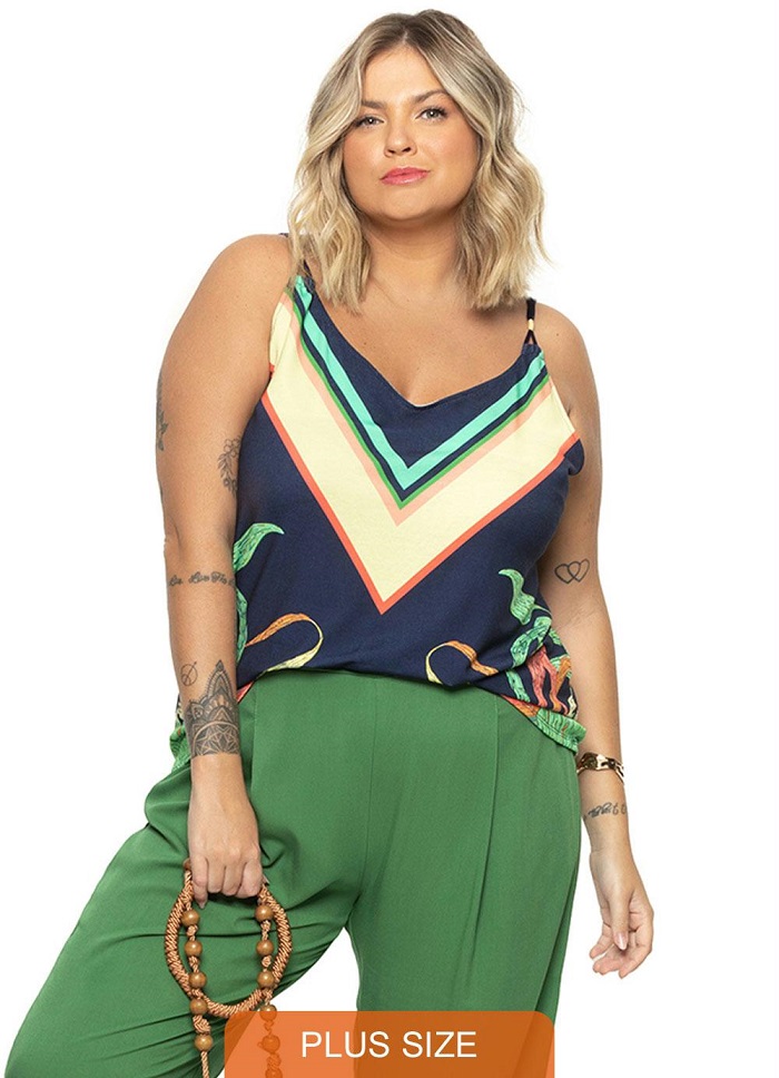 Imagem Blusa Plus Size Regata