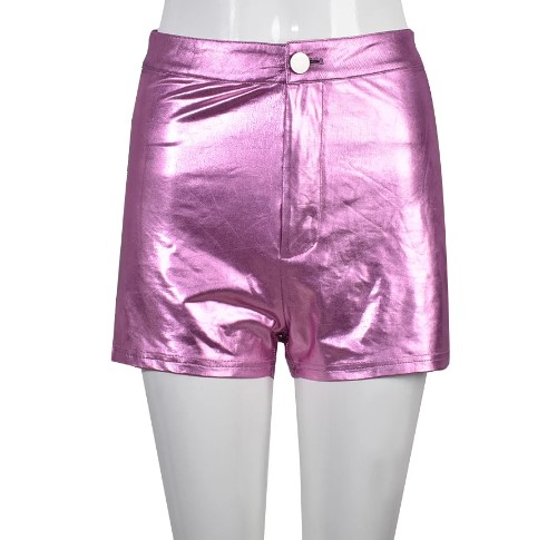 Imagem Short Brilhoso Rosa Streetwear