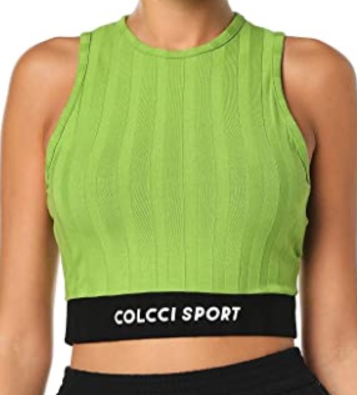 Imagem: Cropped Colcci Verde Canelada