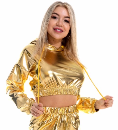 Imagem: Cropped Dourado Brilhante