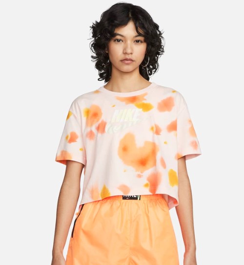 Imagem: Cropped Nike Estampado Laranja