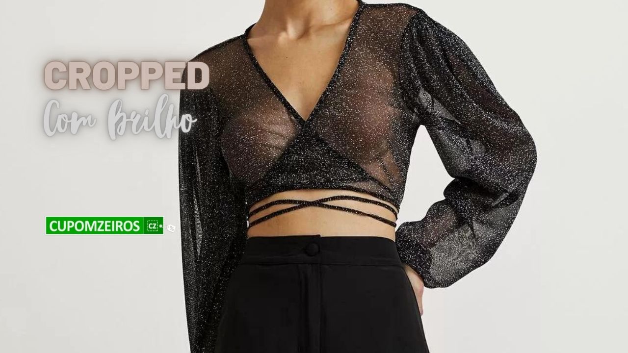 Cropped Com Brilho: 14 Looks Para Deslumbrar Nas Noites!