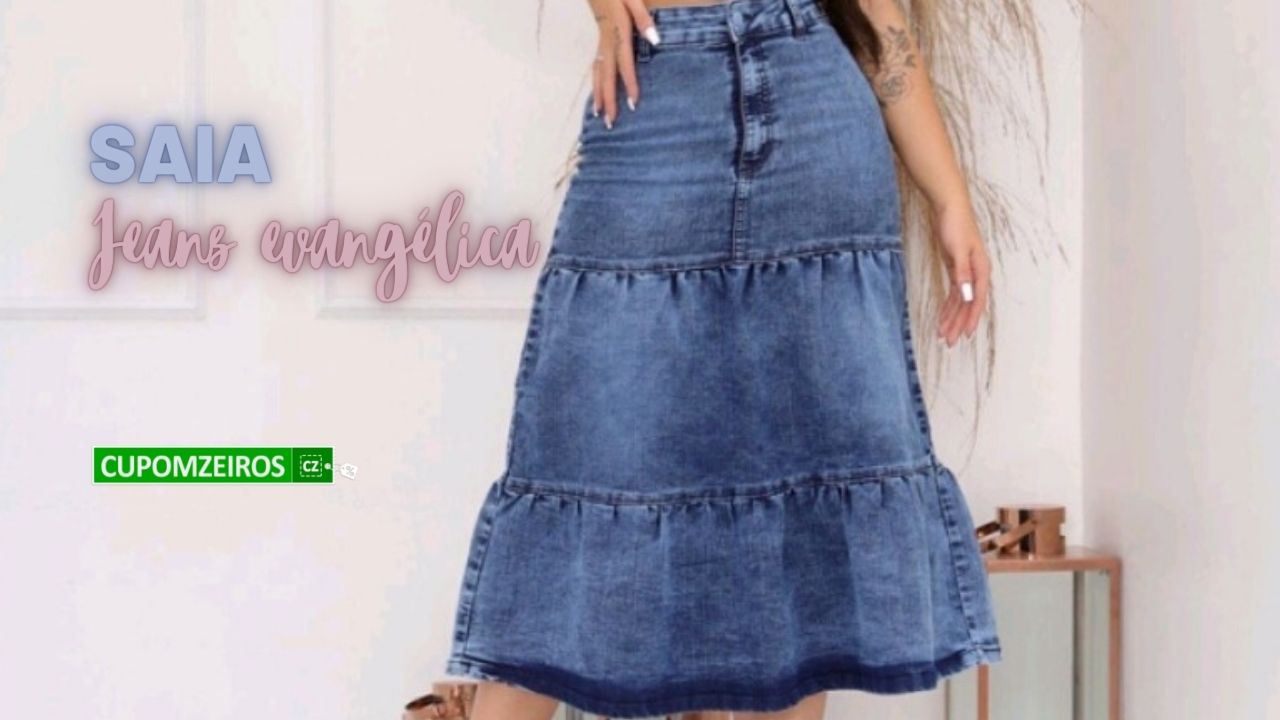 Saia Jeans Evangélica: 15 Looks Elegantes e Comportados!