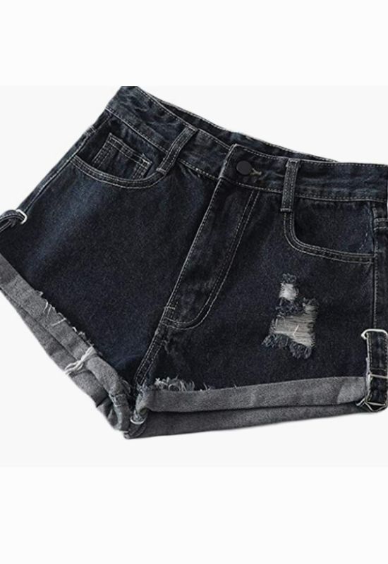 Imagem Short Mom Jeans Preto Stretch