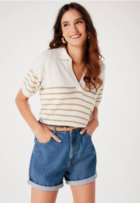 Imagem Short Mom Jeans Vintage Hering