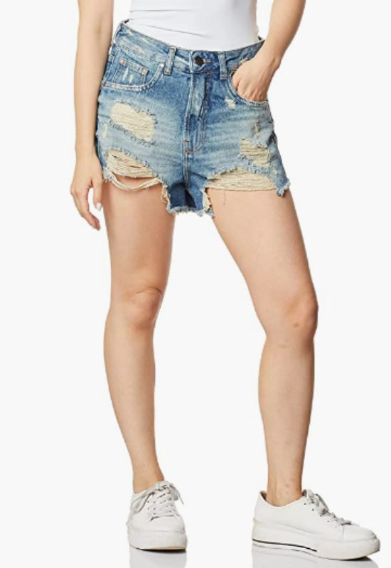 Imagem Short Rasgado Jeans Blue Reserva