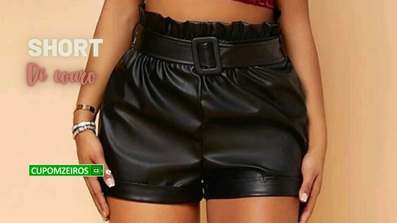 Short de Couro: 15 Looks para Usar e Ficar Bem Chique!