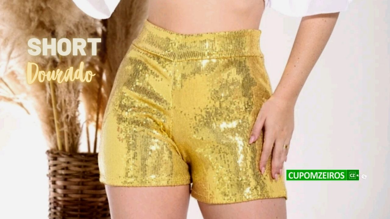 Short Dourado: Os 15 Looks Mais Bonitos e Baratos!