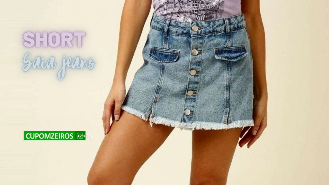 Short Saia Jeans: 15 Looks que Estão Bombando!