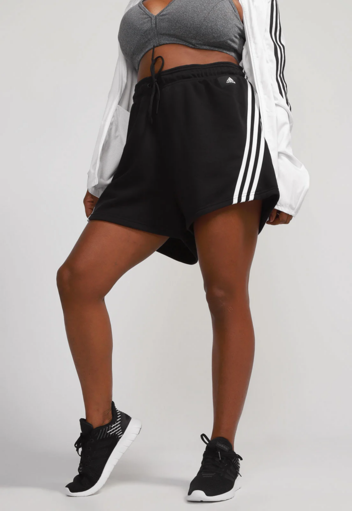 Imagem Short moletom feminino preto Adidas