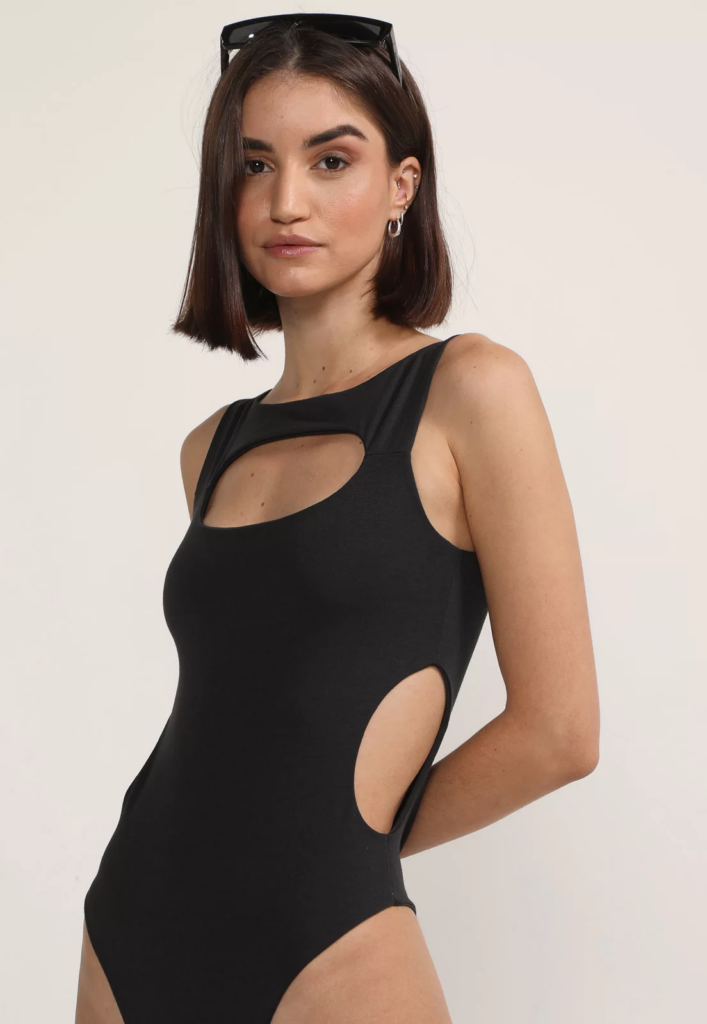 Imagem Body Feminino Cut Out Preto Forever 21