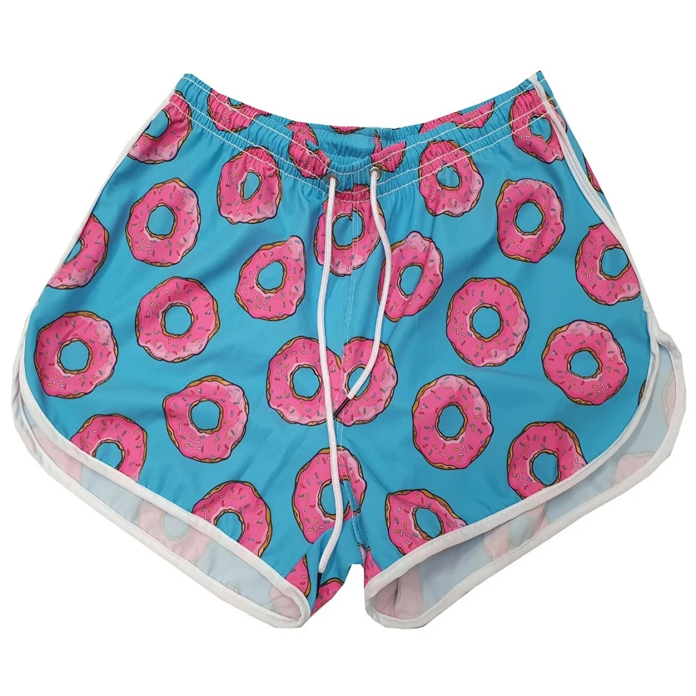 Imagem Short de praia estampado com donuts