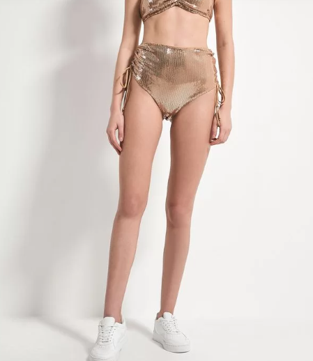 Imagem Short Hot Pants Moderno Franzido Na Lateral