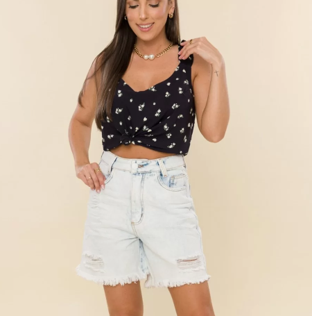 Imagem Short hot pants jeans bermuda