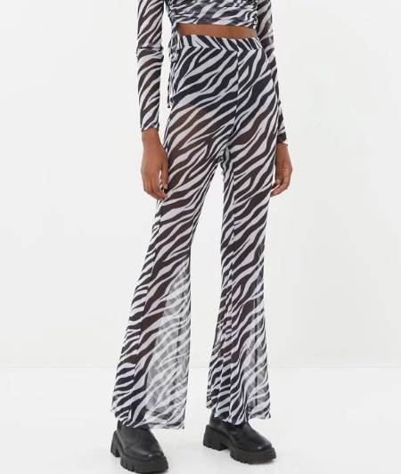 Imagem Calça Tule Estampada Animal Print Zebra