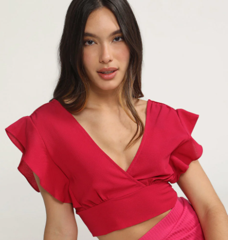Cropped Top: Modelo Diferente Com Pala Imagem: Cropped Top Diferente Com Pala